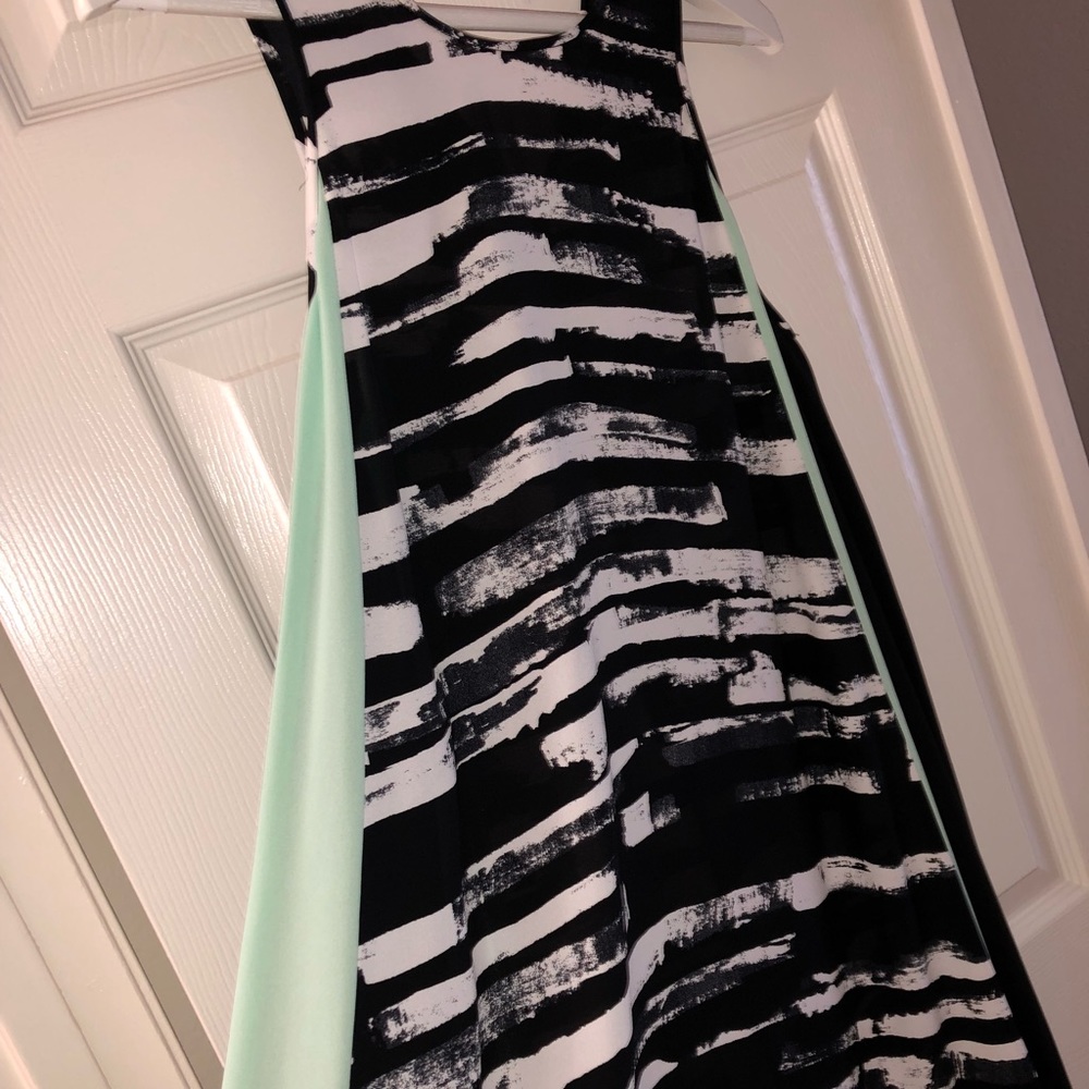 BCBG high low free flowing dress